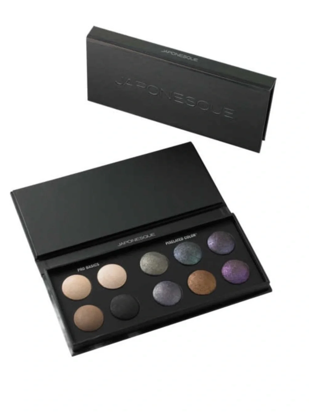 Japonesque Pixelated Color Eye Shadow Palette NIB 10 Colors Discontinued
